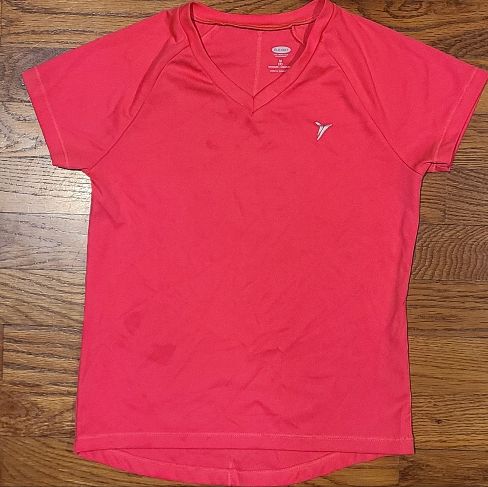 Old Navy Girls Hot Pink Athletic Top Size Medium